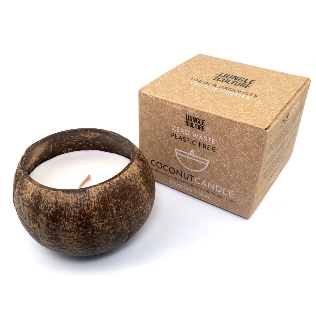 Coconut Shell Soy Wax Candle- Citrus Lime