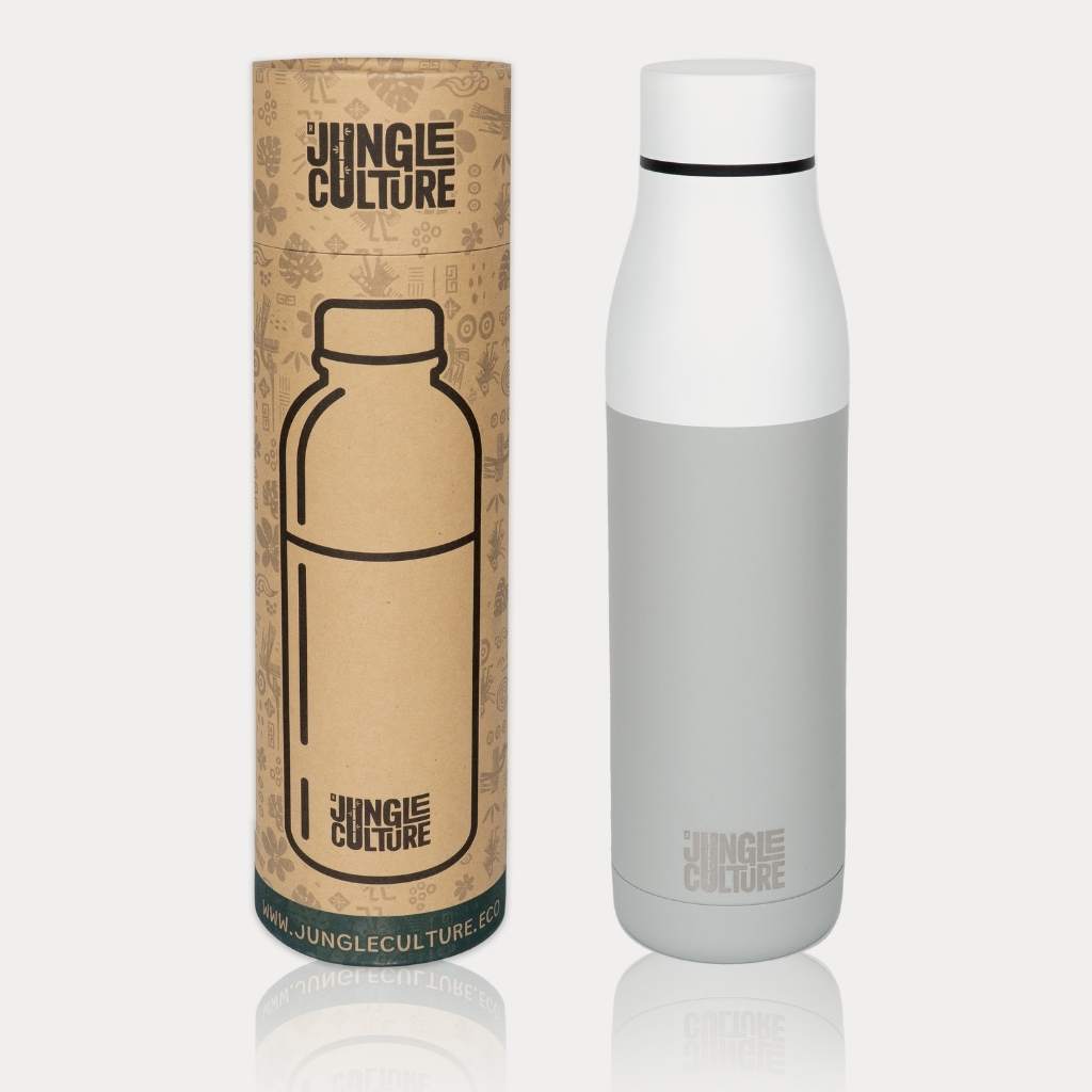 Stainless Steel Water Bottle white