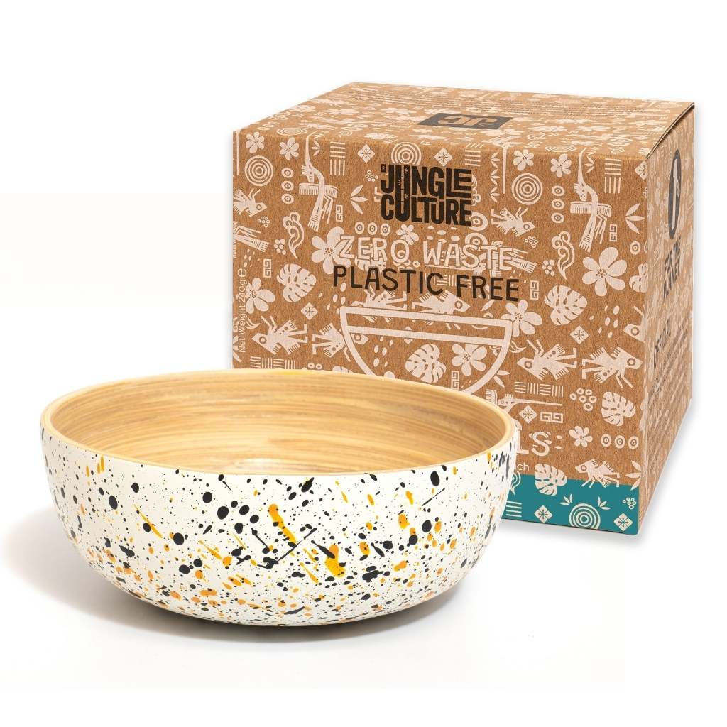 Bamboo Snack & Dip Bowl (15cm Diameter)