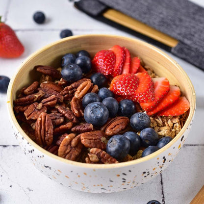 Bamboo Snack & Dip Bowl (15cm Diameter)