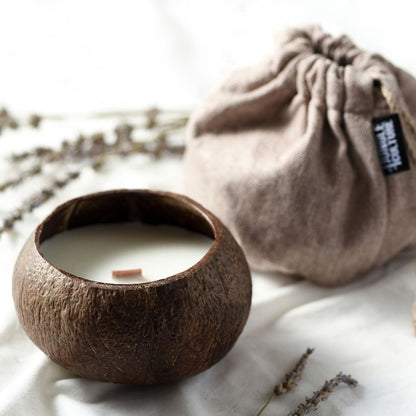 Coconut Shell Soy Wax Candle- Citrus Lime